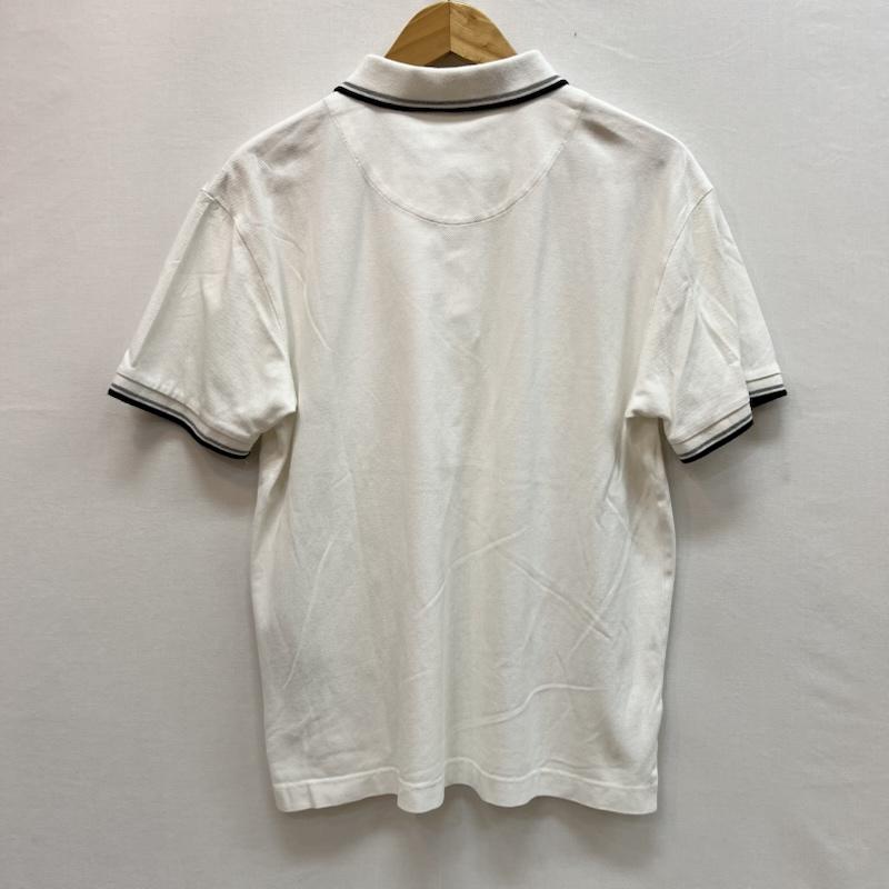 ブラックレーベル・クレストブリッジ BLACK LABEL CRESTBRIDGE ポロシャツ 半袖 ワンポイントロゴ 鹿の子 ポロシャツ 3 白 / ホワイト / white メンズ USED 古着 中古 50161928