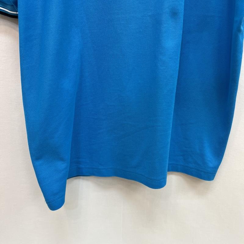 ヒューゴボス HUGO BOSS ポロシャツ 半袖 ワンポイントロゴ 鹿の子 ポロシャツ M 水色 / ライトブルー / メンズ USED 古着 中古 50161929