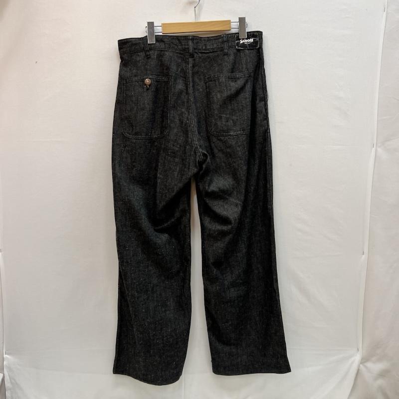 ショット schott パンツ デニム、ジーンズ ジャパンネップ ブラックデニム フィールドパンツ 782-4111007 32インチ 黒 / ブラック / black メンズ USED 古着 中古 50161937