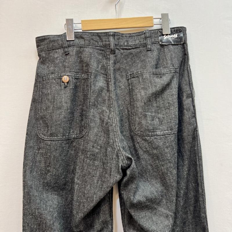 ショット schott パンツ デニム、ジーンズ ジャパンネップ ブラックデニム フィールドパンツ 782-4111007 32インチ 黒 / ブラック / black メンズ USED 古着 中古 50161937