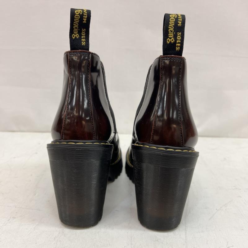 ドクターマーチン Dr.Martens ブーツ ショートブーツ HURSTON サイドゴア ヒールブーツ UK：5 えんじ / ワインレッド / dark red レディース USED 古着 中古 50161941