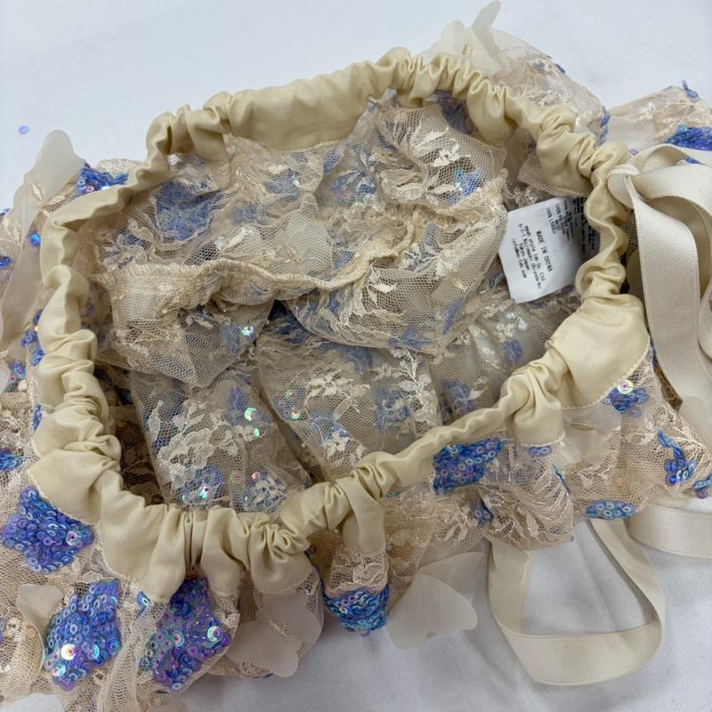 リリー ブラウン Lily Brown ベルト・バックル ベルト ANNASUI アナスイ コラボ バタフライ モチーフ レース ラップ ベルト WEB限定カラー 花柄 レイヤード FREE レディース USED 古着 中古 50161947