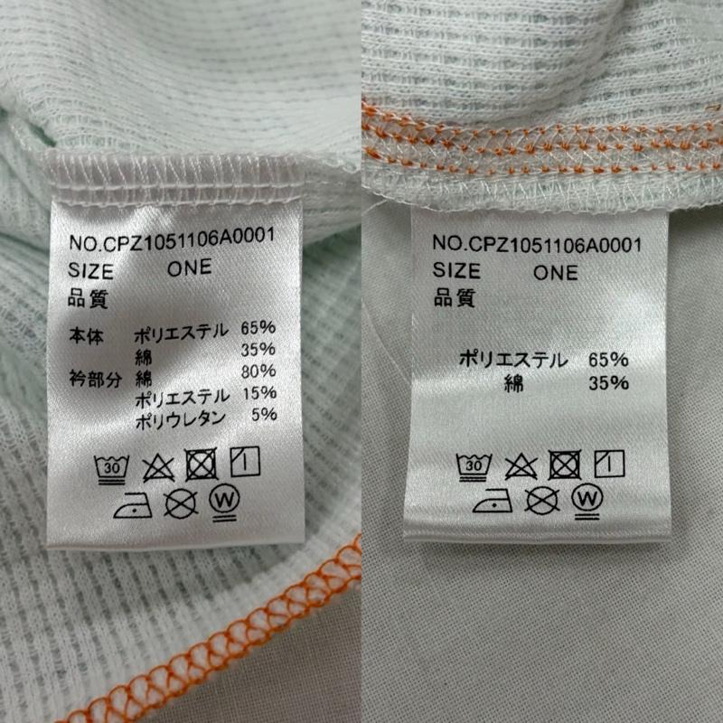 チャオパニック CIAOPANIC セットアップ セットアップ Tee 付き フラワー ワッフル チュニック キャミ ワンピース レイヤード one 花柄 X ロゴ、文字 X プリント 水色 / ライトブルー / X 橙 / オレンジ / orange レディース USED 古着 中古 50161955