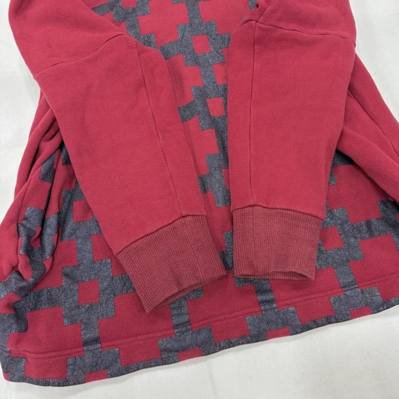 ヴィヴィアン ウエストウッド レッドレーベル Vivienne Westwood red label トレーナー 長袖 クルーネック メタル プリント オーブ 刺繍 スウェット トレーナー 2 プリント X ロゴ、文字 X 刺繍 赤 / レッド / red X ダークグレー / ダークグレー / レディース USED 古着 中古 50161962