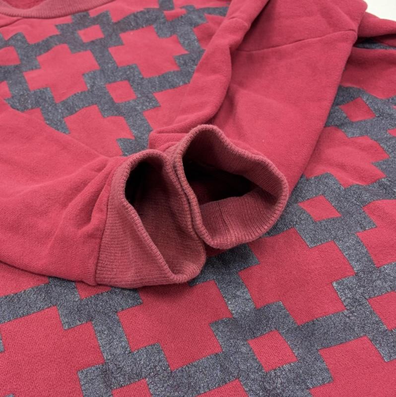 ヴィヴィアン ウエストウッド レッドレーベル Vivienne Westwood red label トレーナー 長袖 クルーネック メタル プリント オーブ 刺繍 スウェット トレーナー 2 プリント X ロゴ、文字 X 刺繍 赤 / レッド / red X ダークグレー / ダークグレー / レディース USED 古着 中古 50161962