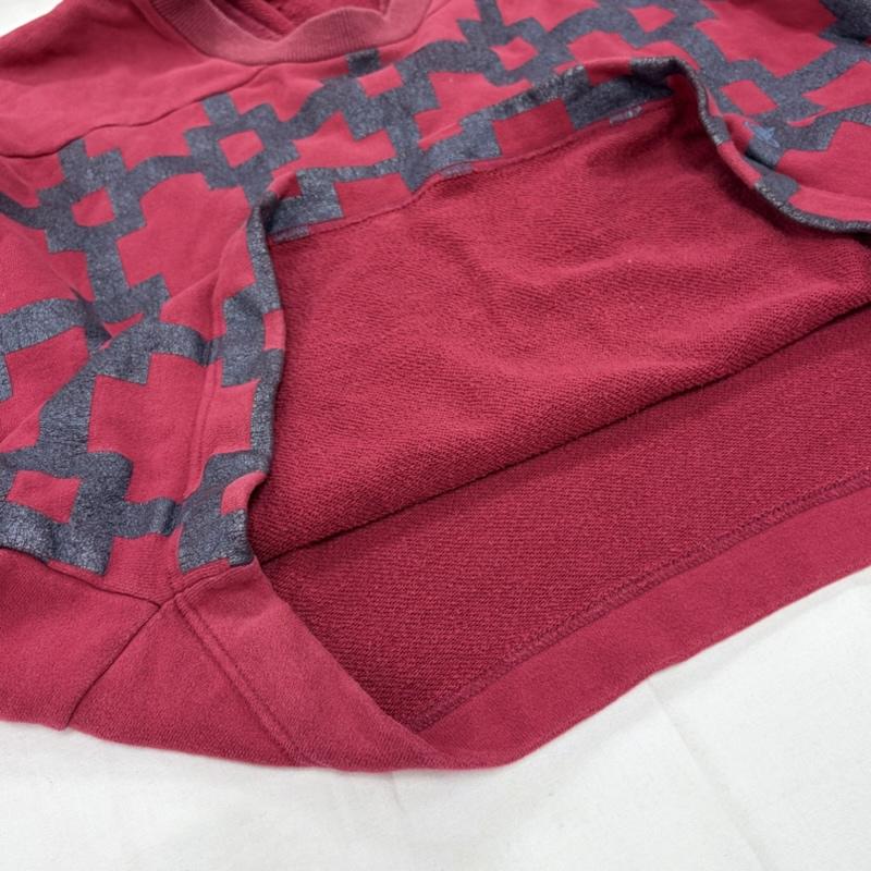 ヴィヴィアン ウエストウッド レッドレーベル Vivienne Westwood red label トレーナー 長袖 クルーネック メタル プリント オーブ 刺繍 スウェット トレーナー 2 プリント X ロゴ、文字 X 刺繍 赤 / レッド / red X ダークグレー / ダークグレー / レディース USED 古着 中古 50161962