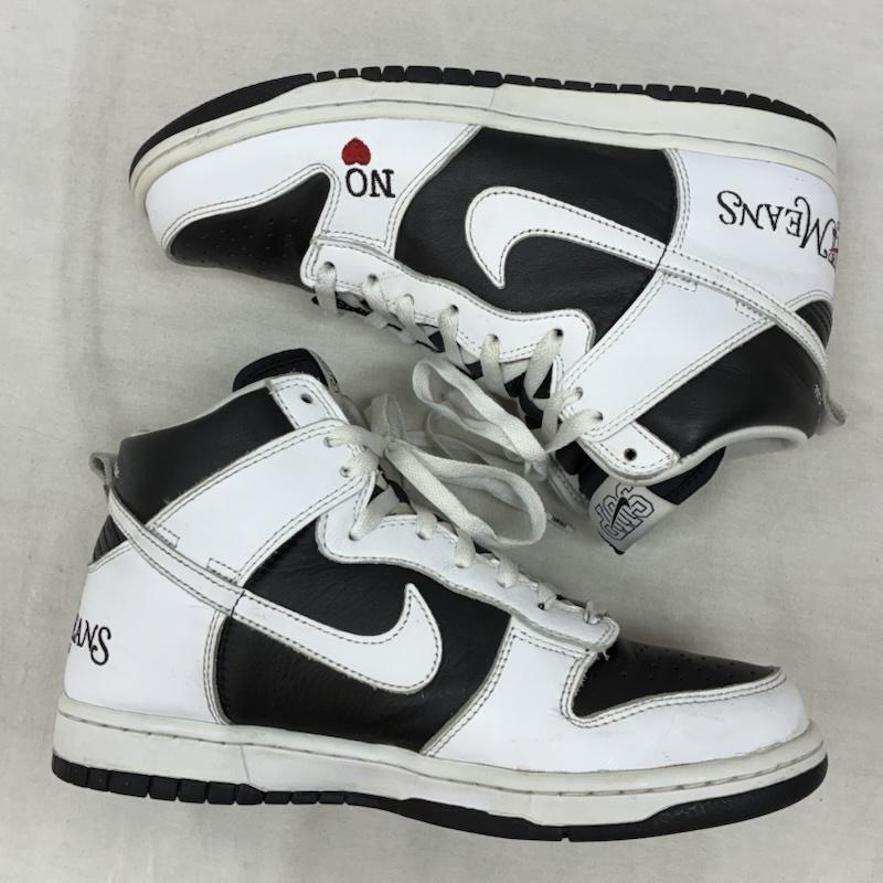 ナイキ NIKE スニーカー スニーカー SUPREME シュプリーム SB DUNK HIGH OG QS BY ANY MEANS ダンク ハイカット スニーカー DN3741-002 26.0cm メンズ USED 古着 中古 50161965