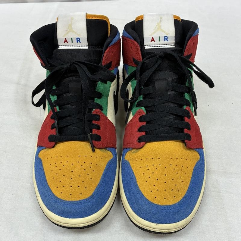 ナイキ NIKE スニーカー スニーカー Blue The Great ブルー・ザ・グレート Air Jordan 1 Mid エアジョーダン スニーカー CU2805-100 25.5cm メンズ USED 古着 中古 50161968