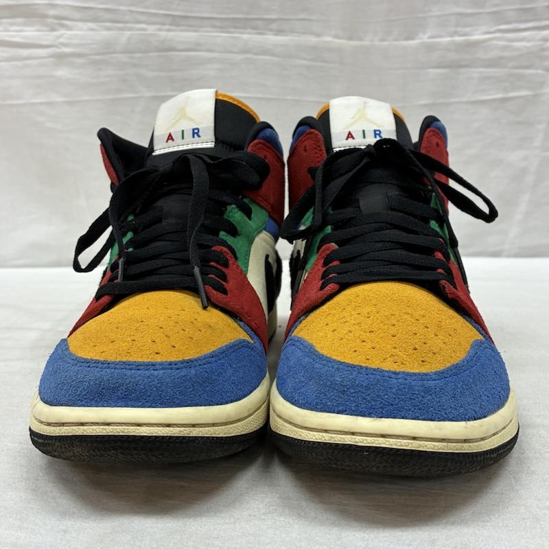 ナイキ NIKE スニーカー スニーカー Blue The Great ブルー・ザ・グレート Air Jordan 1 Mid エアジョーダン スニーカー CU2805-100 25.5cm メンズ USED 古着 中古 50161968