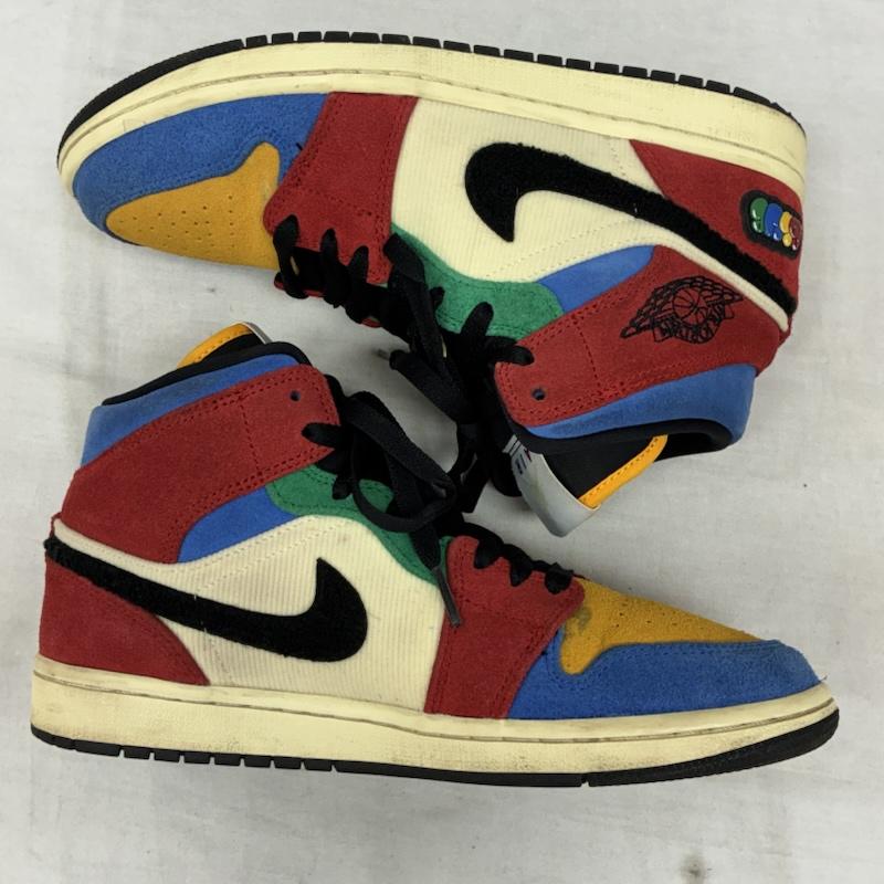 ナイキ NIKE スニーカー スニーカー Blue The Great ブルー・ザ・グレート Air Jordan 1 Mid エアジョーダン スニーカー CU2805-100 25.5cm メンズ USED 古着 中古 50161968