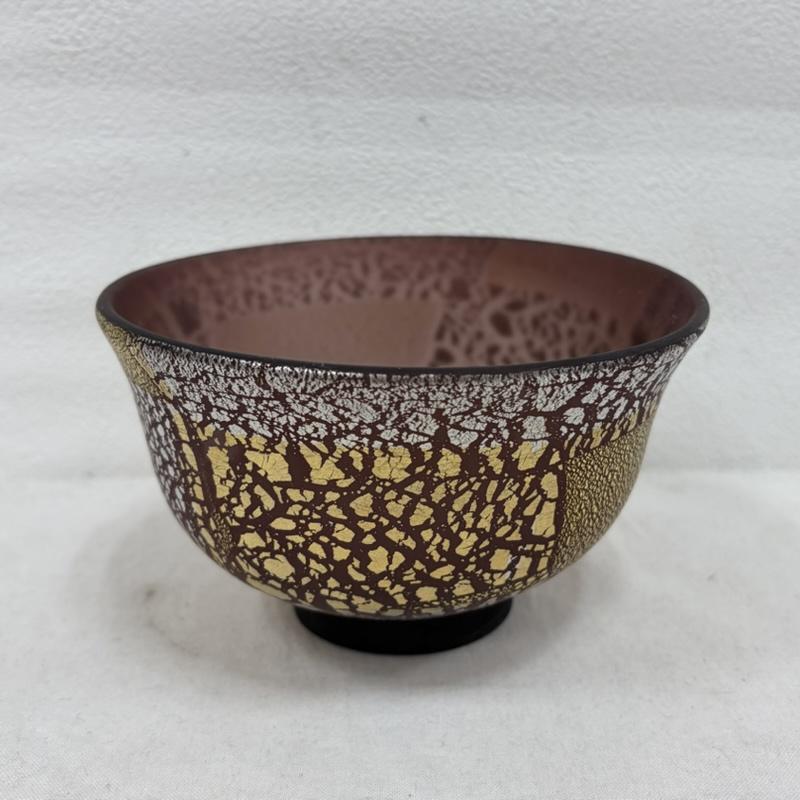 ヴィンテージ VINTAGE ファッション小物 ファッション小物 楽茶碗 桂窯作 食器 伝統工芸 茶道具 - 金 / ゴールド / gold color X 銀 / シルバー / silver color X 黒 / ブラック / black メンズ USED 古着 中古 50161984