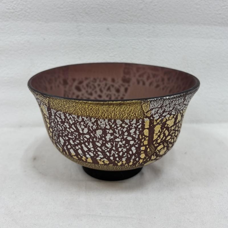 ヴィンテージ VINTAGE ファッション小物 ファッション小物 楽茶碗 桂窯作 食器 伝統工芸 茶道具 - 金 / ゴールド / gold color X 銀 / シルバー / silver color X 黒 / ブラック / black メンズ USED 古着 中古 50161984