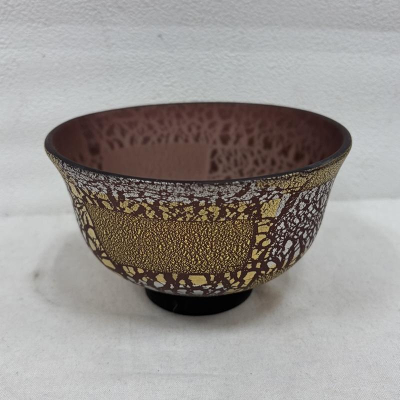 ヴィンテージ VINTAGE ファッション小物 ファッション小物 楽茶碗 桂窯作 食器 伝統工芸 茶道具 - 金 / ゴールド / gold color X 銀 / シルバー / silver color X 黒 / ブラック / black メンズ USED 古着 中古 50161984