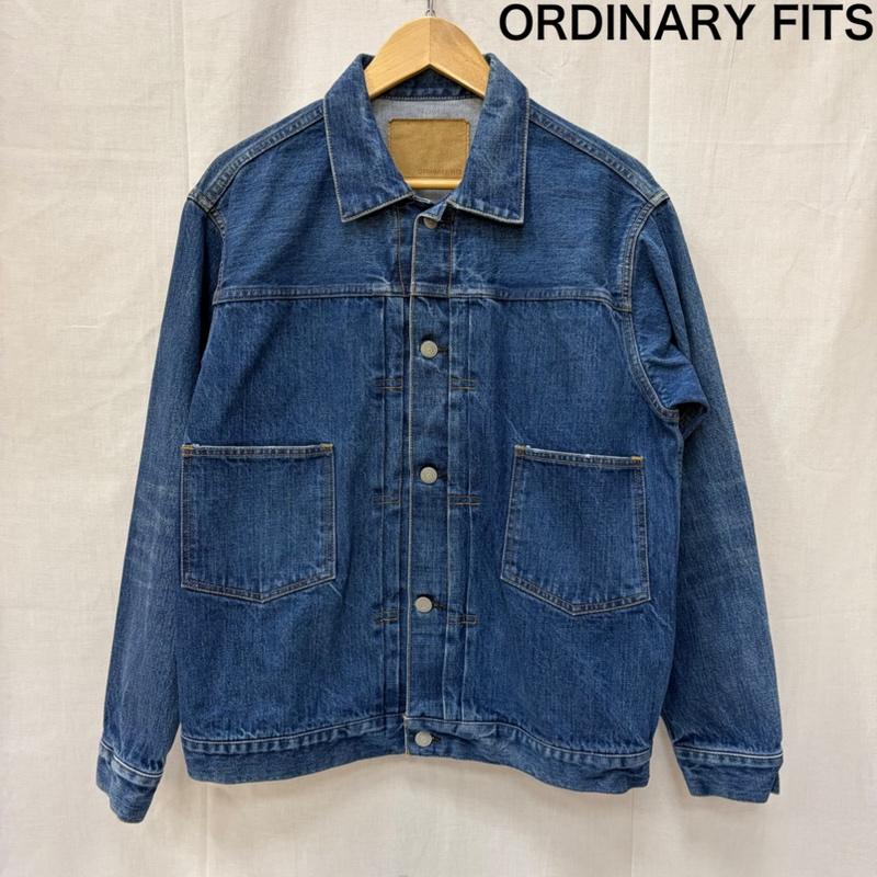 オーディナリーフィッツ Ordinary fits ジャケット、上着 ジャケット、ブレザー 2ndタイプ デニムジャケット Gジャン 36 ライトブルー 36 無地 インディゴ / インディゴ / Indigo メンズ USED 古着 中古 50161987