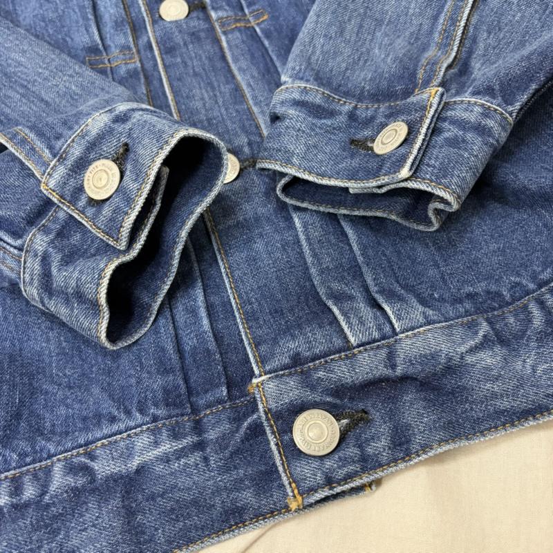 オーディナリーフィッツ Ordinary fits ジャケット、上着 ジャケット、ブレザー 2ndタイプ デニムジャケット Gジャン 36 ライトブルー 36 無地 インディゴ / インディゴ / Indigo メンズ USED 古着 中古 50161987