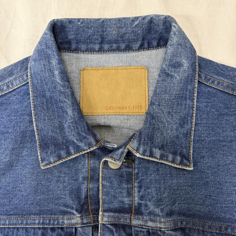 オーディナリーフィッツ Ordinary fits ジャケット、上着 ジャケット、ブレザー 2ndタイプ デニムジャケット Gジャン 36 ライトブルー 36 無地 インディゴ / インディゴ / Indigo メンズ USED 古着 中古 50161987