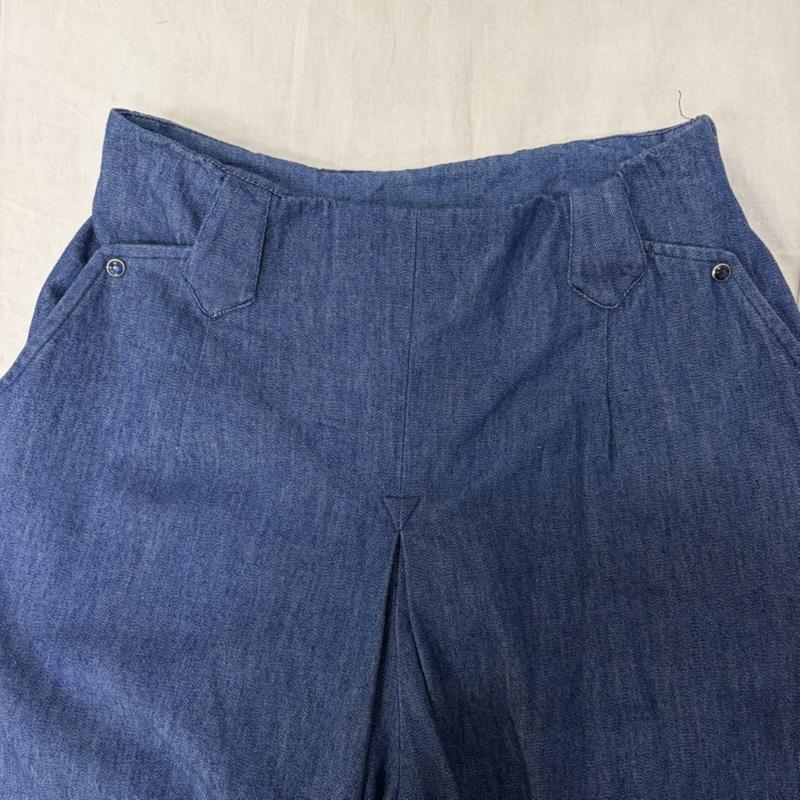 ＵＳフルギ US古着 パンツ デニム、ジーンズ P.S. Rhinestones by panhandle slim デニム ウエスタンパンツ TALONジップ インディゴ SIZE:7 - 無地 インディゴ / インディゴ / Indigo レディース USED 古着 中古 50161990
