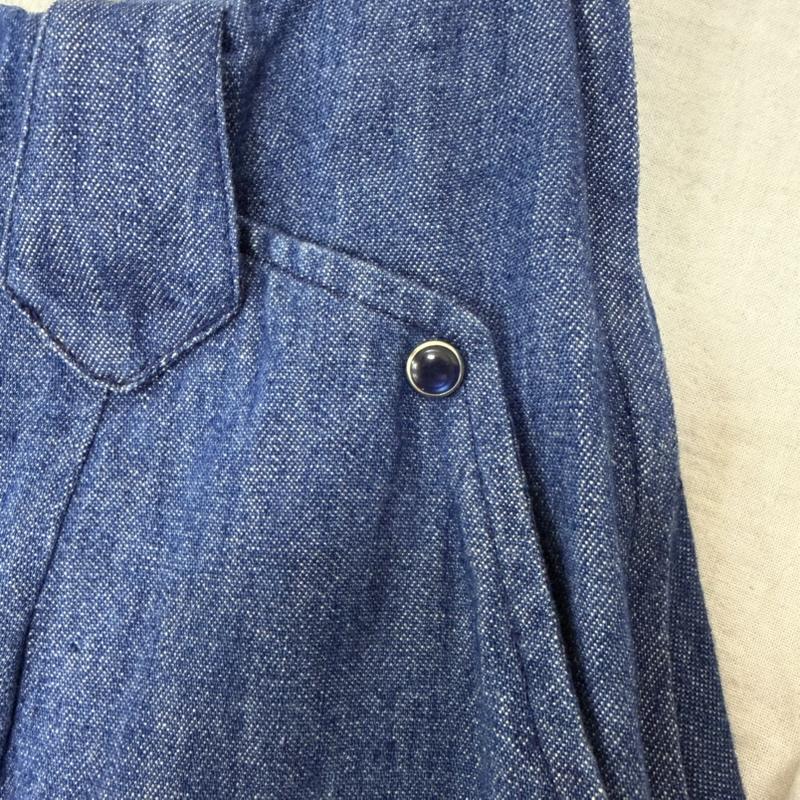 ＵＳフルギ US古着 パンツ デニム、ジーンズ P.S. Rhinestones by panhandle slim デニム ウエスタンパンツ TALONジップ インディゴ SIZE:7 - 無地 インディゴ / インディゴ / Indigo レディース USED 古着 中古 50161990