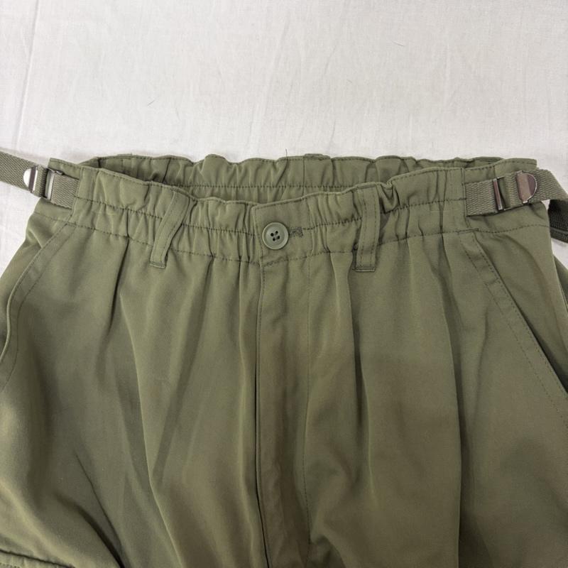 古着 USED ボトムス ボトムス KURASHI&TRIPS カーゴパンツ オリーブグリーン S S 無地 オリーブグリーン / オリーブグリーン / レディース USED 古着 中古 50161991