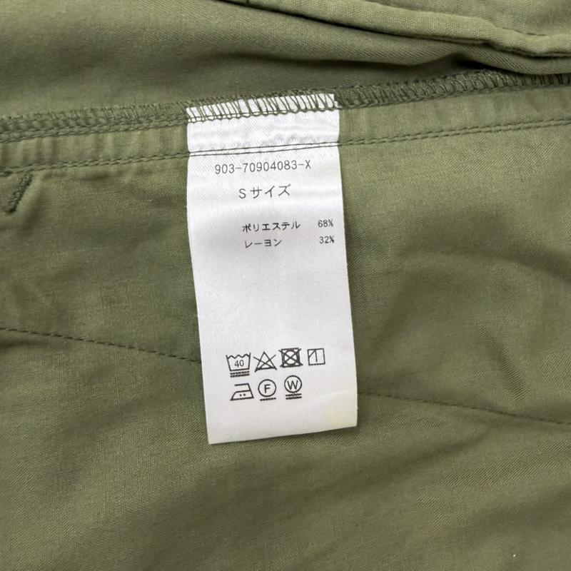 古着 USED ボトムス ボトムス KURASHI&TRIPS カーゴパンツ オリーブグリーン S S 無地 オリーブグリーン / オリーブグリーン / レディース USED 古着 中古 50161991