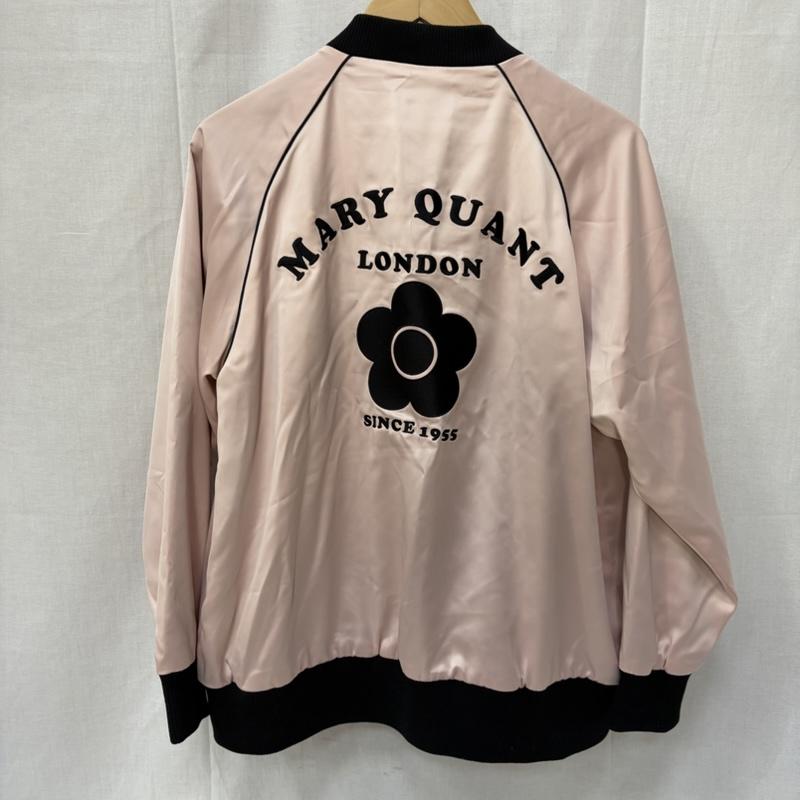 マリークヮント MARY QUANT ジャケット、上着 ジャンパー、ブルゾン 224-551701-090-3 サテンロゴブルゾン pink M(38) M ロゴ、文字 桃 / ピンク / pink レディース USED 古着 中古 50161992