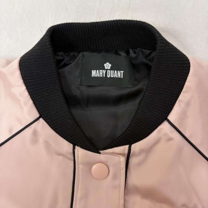 マリークヮント MARY QUANT ジャケット、上着 ジャンパー、ブルゾン 224-551701-090-3 サテンロゴブルゾン pink M(38) M ロゴ、文字 桃 / ピンク / pink レディース USED 古着 中古 50161992