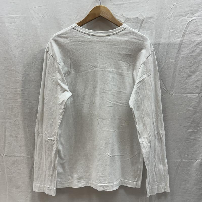 プレイコムデギャルソン PLAY COMME des GARCONS Tシャツ 長袖 ハートロゴ クルーネック 長袖 Tシャツ ロンT M 白 / ホワイト / white メンズ USED 古着 中古 50161995