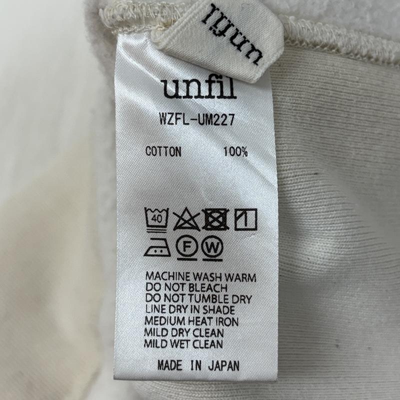 アンフィル unfil トレーナー 長袖 WZFL-UM227 サイドリブ スウェット トレーナー クルーネック 裏起毛 3 メンズ USED 古着 中古 50162000