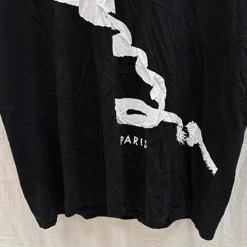 ケンゾー KENZO Tシャツ 半袖 ロゴ プリント クルーネック 半袖 Tシャツ F755TS0914SG XXL 黒 / ブラック / black メンズ USED 古着 中古 50162004