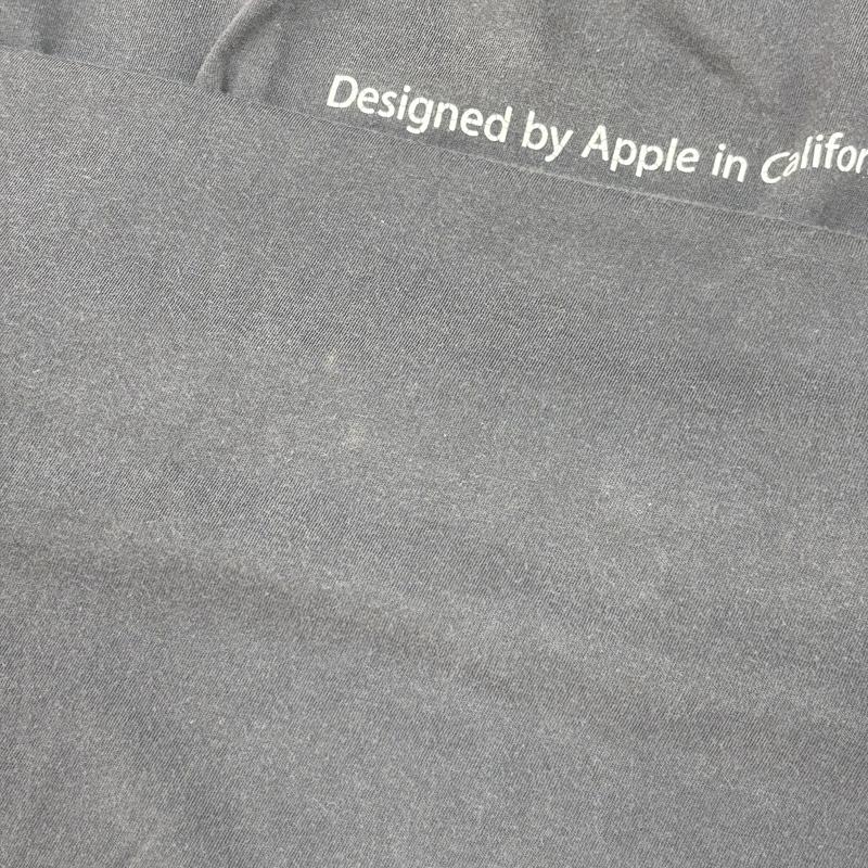 アメリカンアパレル American Apparel Tシャツ 半袖 Apple アップル ロゴ クルーネック 半袖 Tシャツ USA製 XL 灰 / グレー / gray メンズ USED 古着 中古 50162005