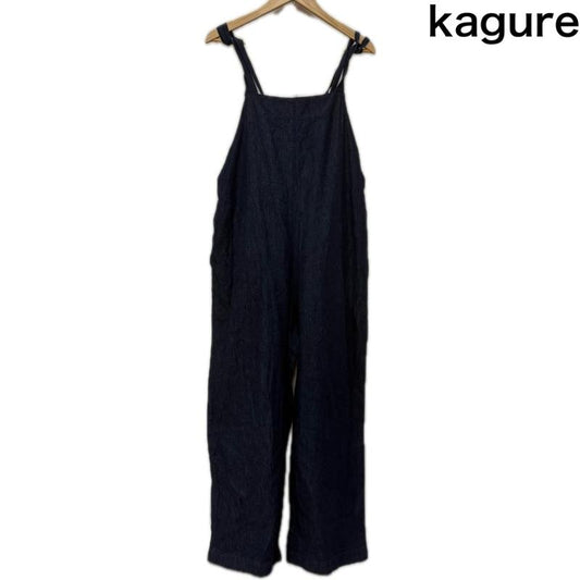 古着 USED サロペット・オーバーオール サロペット、オーバーオール Kagure かぐれ GAA6-24m005 デニムイージーサロペット インディゴ free FREE 無地 インディゴ / インディゴ / Indigo レディース USED 古着 中古 50162006