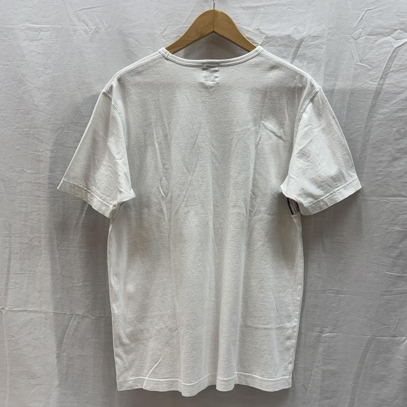 ヨウジヤマモト Yohji Yamamoto Tシャツ 半袖 AAR フロントパネル切替し クルーネック 半袖 Tシャツ L 白 / ホワイト / white メンズ USED 古着 中古 50162009