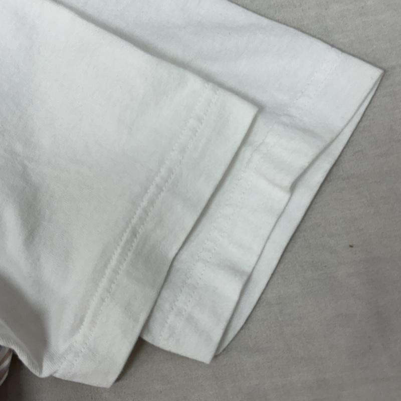 ヨウジヤマモト Yohji Yamamoto Tシャツ 半袖 AAR フロントパネル切替し クルーネック 半袖 Tシャツ L 白 / ホワイト / white メンズ USED 古着 中古 50162009