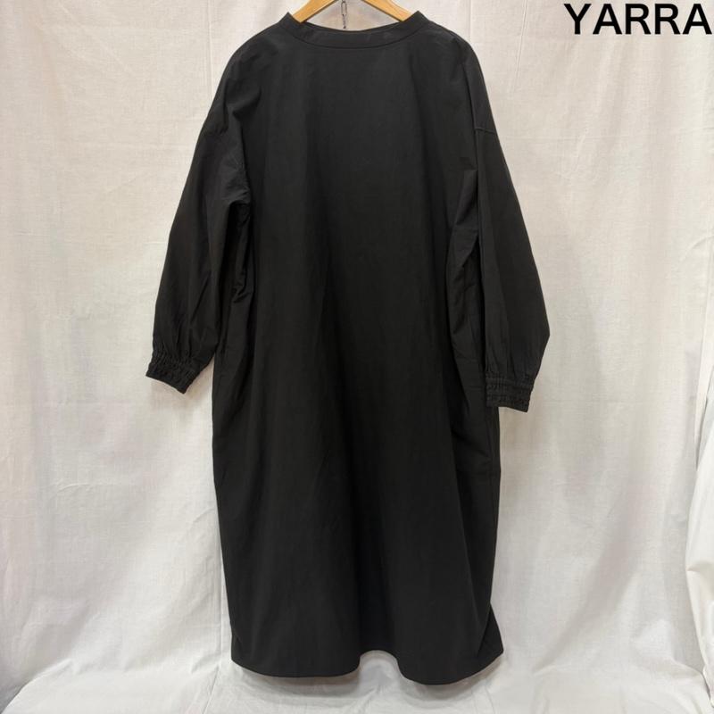 ヤラ YARRA ワンピース ロングスカート YR-205-079BL コットンダンプ 前後2wayワンピース black FREE FREE 無地 黒 / ブラック / black レディース USED 古着 中古 50162010