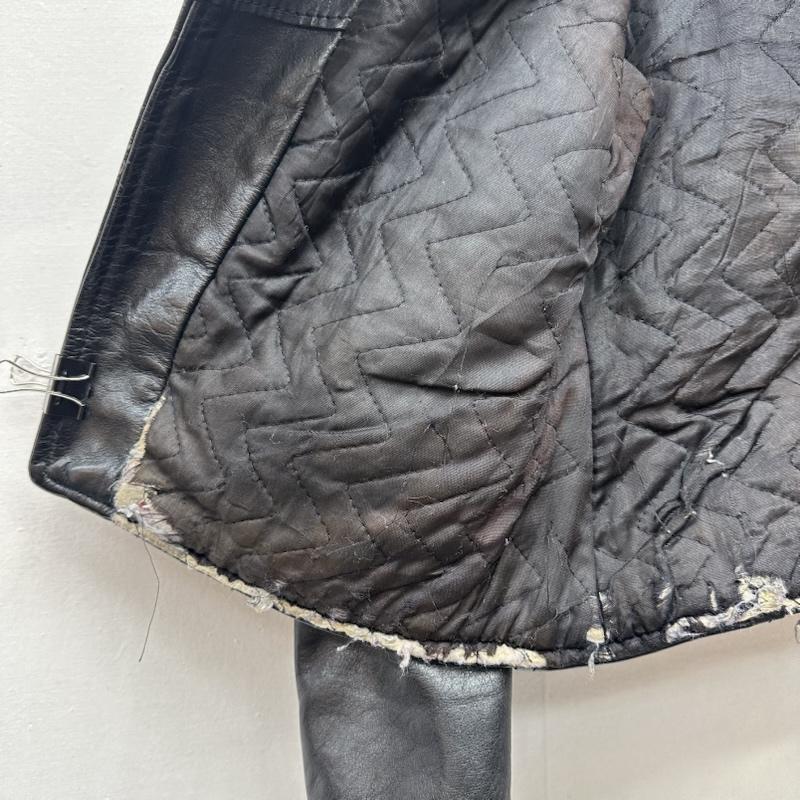 ショット schott ジャケット、上着 ライダース 70s 80s ワンスター ダブル ライダース レザー ジャケット - 黒 / ブラック / black メンズ USED 古着 中古 50162015