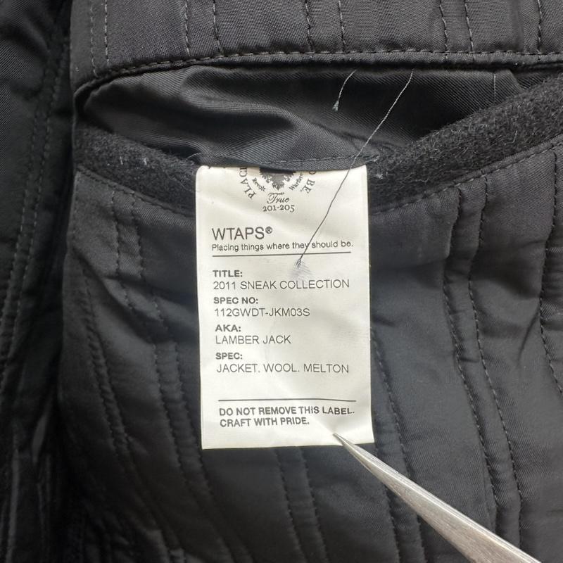 ダブルタップス WTAPS ジャケット、上着 ジャンパー、ブルゾン M-65 日本製 メルトン ウール ジャケット 112GWDT-JKM03s 3 黒 / ブラック / black メンズ USED 古着 中古 50162018
