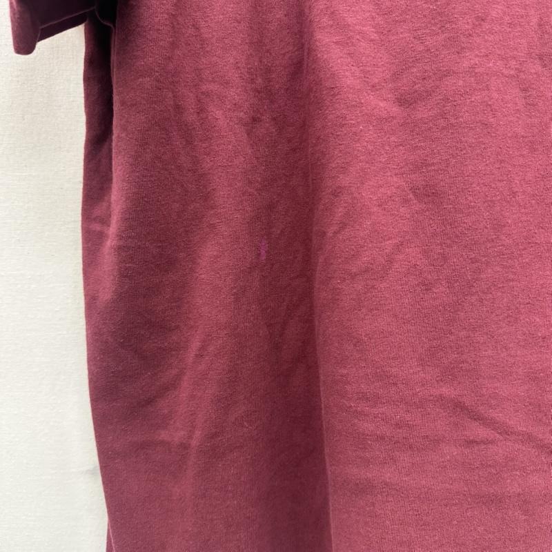 ステューシー STUSSY Tシャツ 半袖 80s 黒タグ 両面 プリント Tシャツ シングルステッチ XL 赤 / レッド / red X えんじ / ワインレッド / dark red メンズ USED 古着 中古 50162020