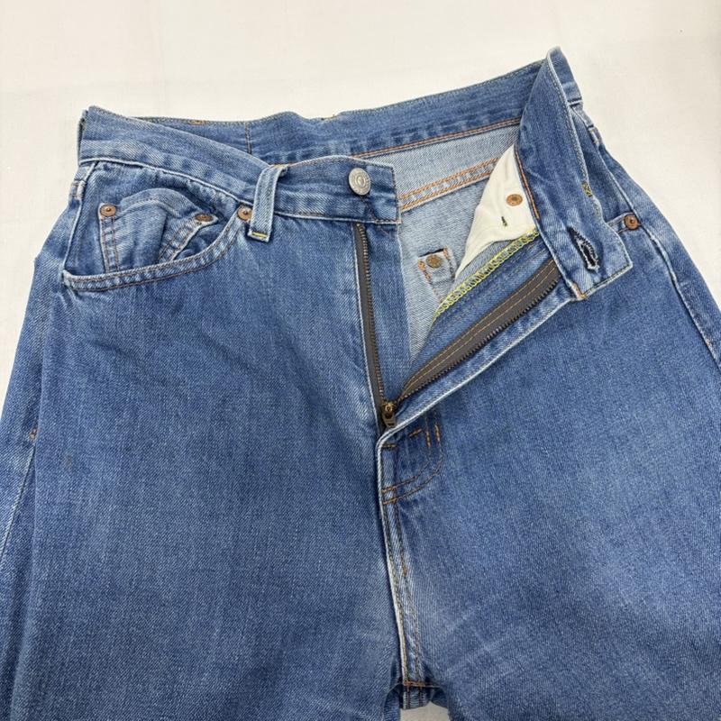 リーバイス Levi s パンツ デニム、ジーンズ 701 セルビッチ 赤耳 デニム BIGE ハイウエスト モンローモデル ジッパーフライ 26インチ 無地 青 / ブルー / blue レディース USED 古着 中古 50162021