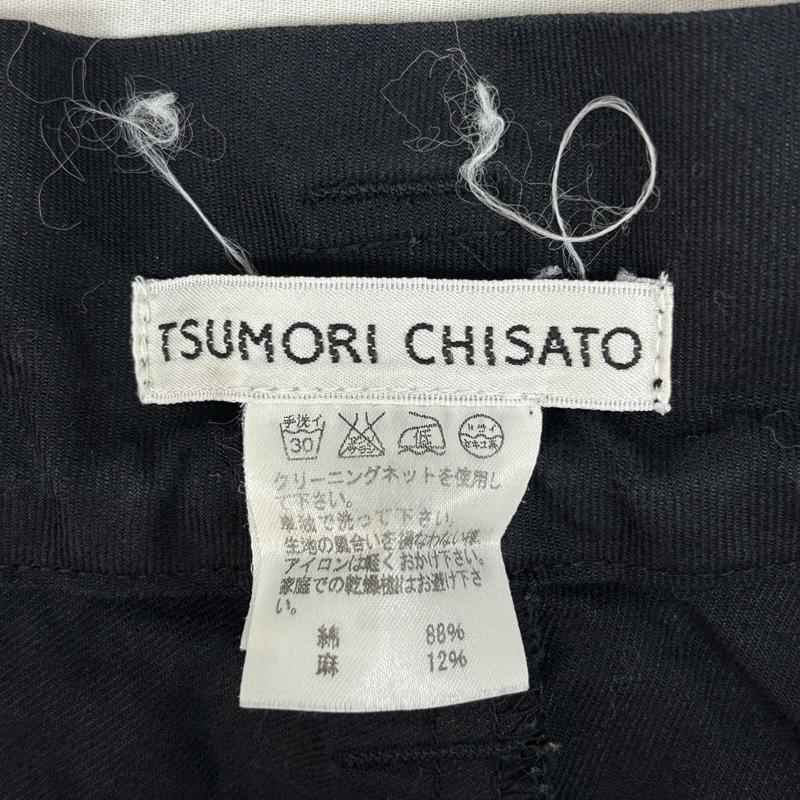 ツモリチサト TSUMORI CHISATO パンツ ショートパンツ ビッグポケット ハーフ ショート パンツ TC11FF612 2 黒 / ブラック / black メンズ USED 古着 中古 50162031