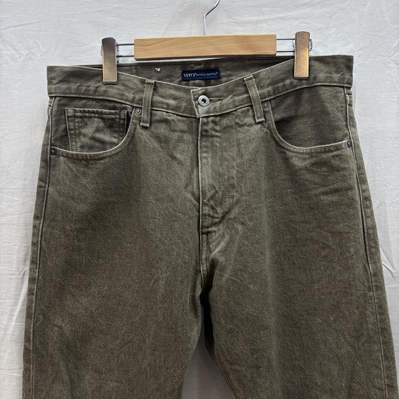 リーバイス Levi s ボトムス ボトムス MADE＆CRAFTED A0298-0001 ストレート カラーデニム パンツ 33インチ メンズ USED 古着 中古 50162035