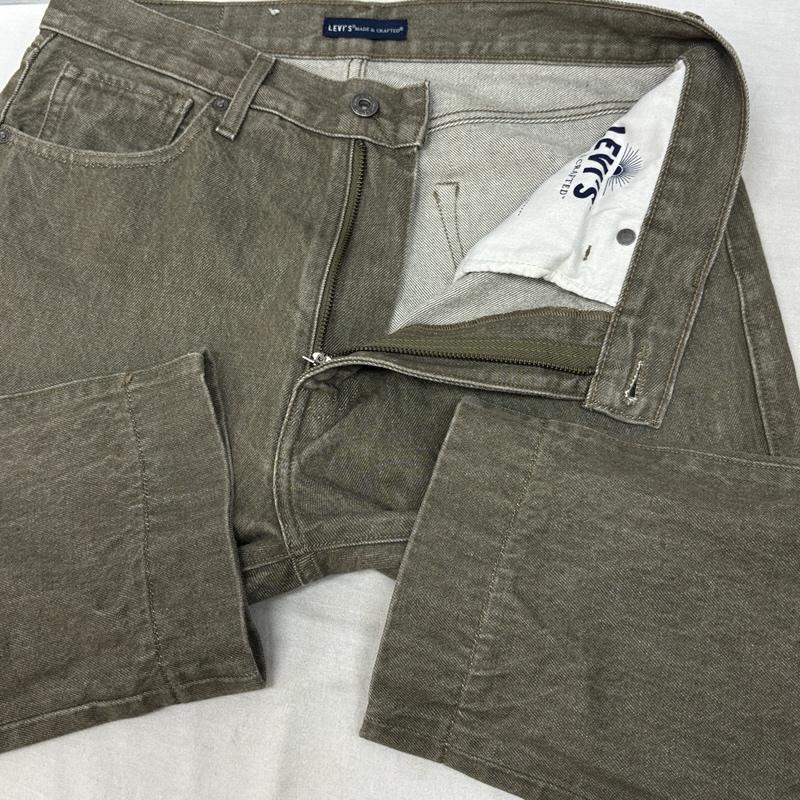 リーバイス Levi s ボトムス ボトムス MADE＆CRAFTED A0298-0001 ストレート カラーデニム パンツ 33インチ メンズ USED 古着 中古 50162035