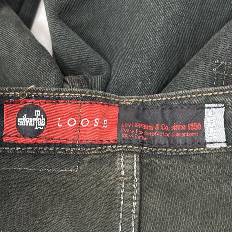 リーバイス Levi s ボトムス ボトムス Silvertab 90年代 ビンテージ USA製 LOOSE FIT カラーデニム パンツ 90s VINTAGE 28インチ レディース USED 古着 中古 50162038