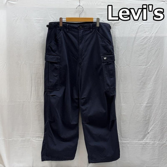 リーバイス Levi s ボトムス ボトムス A9132-0002 SKATE ルーズ シルエット ミリタリー カーゴ パンツ 36インチ 紺 / ネイビー / navy メンズ USED 古着 中古 50162041