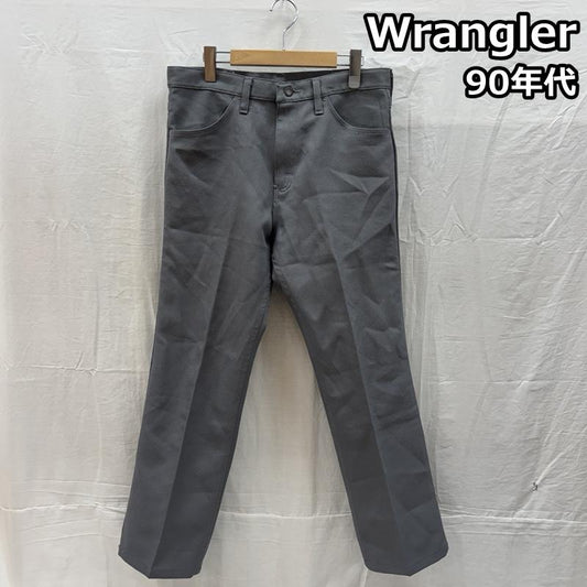 ラングラー Wrangler ボトムス ボトムス 90年代 ビンテージ USA製 82GY ランチャー ドレス パンツ フレア 90s VINTAGE 34インチ 灰 / グレー / gray メンズ USED 古着 中古 50162042