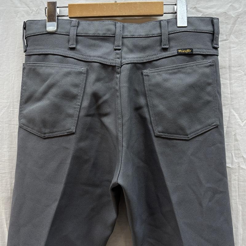 ラングラー Wrangler ボトムス ボトムス 90年代 ビンテージ USA製 82GY ランチャー ドレス パンツ フレア 90s VINTAGE 34インチ 灰 / グレー / gray メンズ USED 古着 中古 50162042