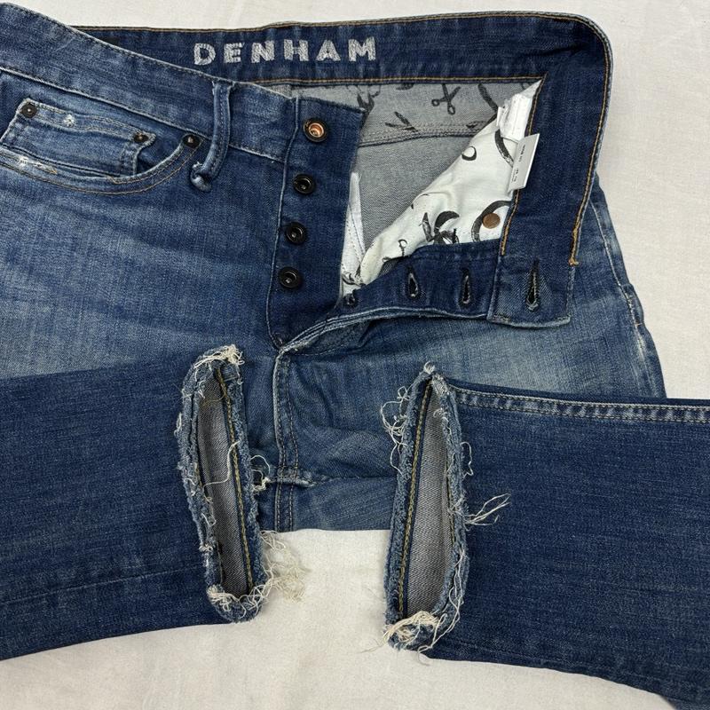 デンハム DENHAM パンツ デニム、ジーンズ BOLT SKINNY FIT ストレッチ デニム スリム パンツ 28インチ メンズ USED 古着 中古 50162048