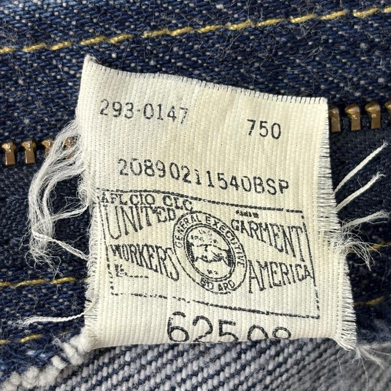 リー Lee パンツ デニム、ジーンズ 293-0147 USA製 デニム テーパード パンツ 31インチ メンズ USED 古着 中古 50162050