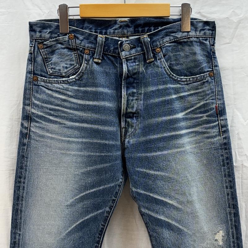 マーカウェア markaware ボトムス ボトムス ダメージリペア加工 デニム スリム ストレート パンツ 赤耳 A13C-33PT21C 3 メンズ USED 古着 中古 50162052