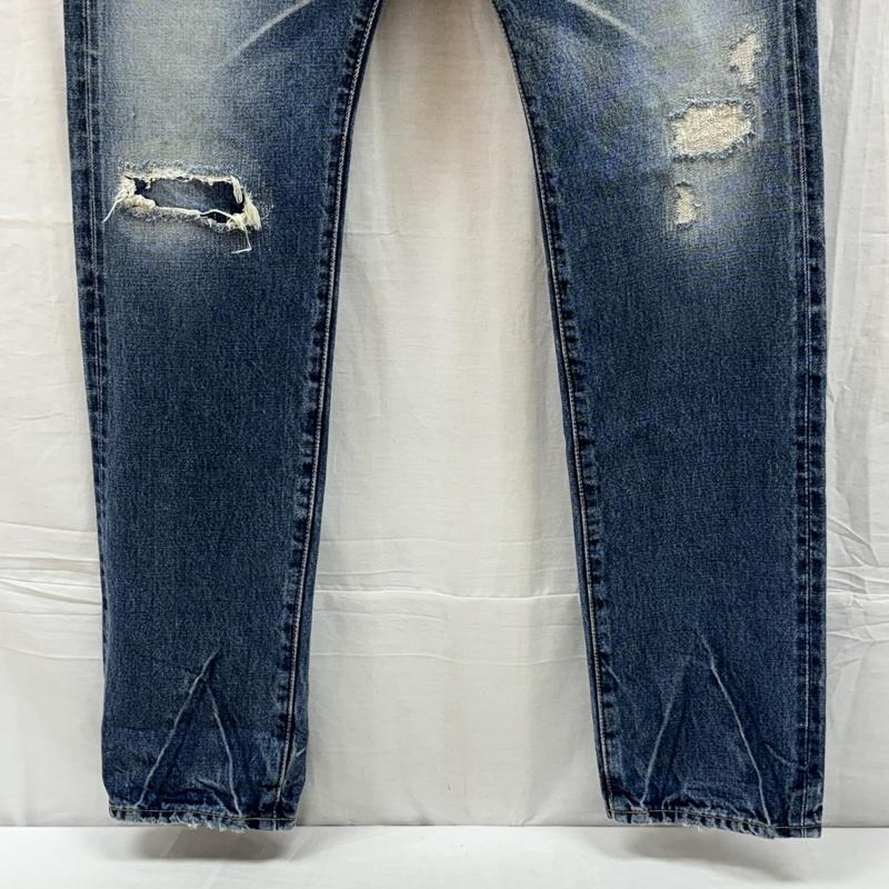 マーカウェア markaware ボトムス ボトムス ダメージリペア加工 デニム スリム ストレート パンツ 赤耳 A13C-33PT21C 3 メンズ USED 古着 中古 50162052