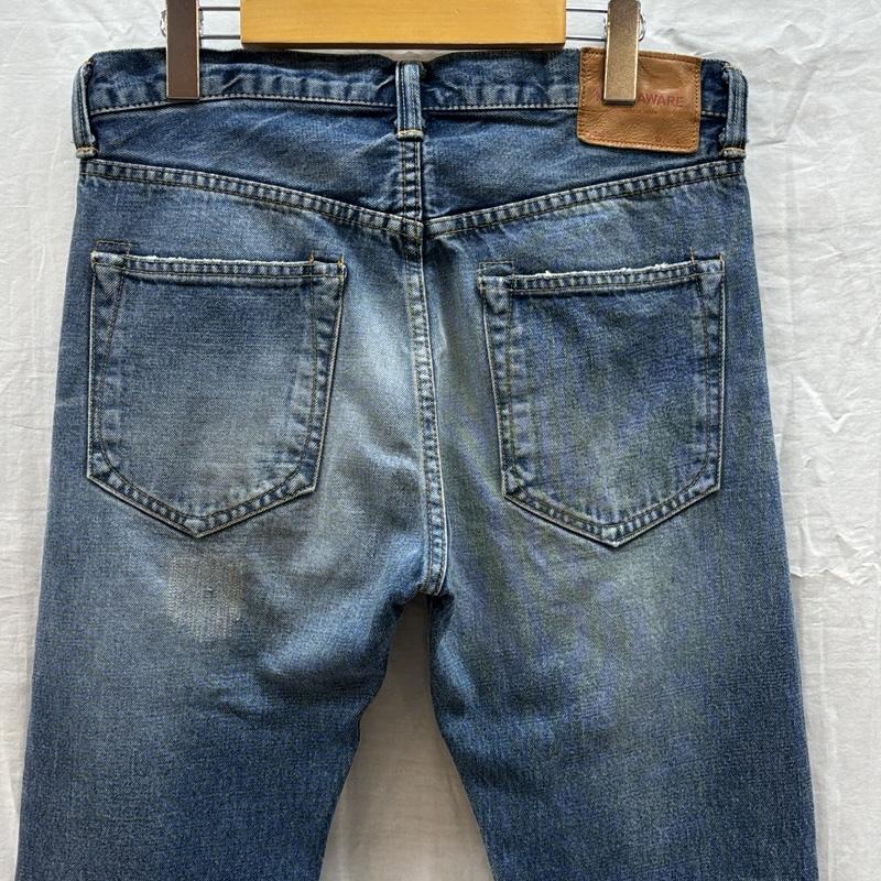 マーカウェア markaware ボトムス ボトムス ダメージリペア加工 デニム スリム ストレート パンツ 赤耳 A13C-33PT21C 3 メンズ USED 古着 中古 50162052